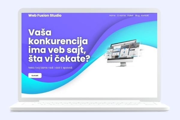 Projekat web fusion studio